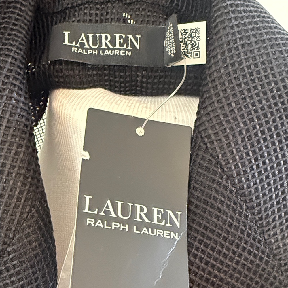 Ralph Lauren Black Sheer Double-Breasted Blazer - Picture 4 of 8